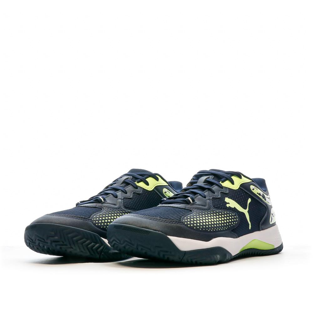 Padel Shoes Black/Yellow Men's Puma Solarcourt Photo of the Espace des Marques %store% store - view of %key%