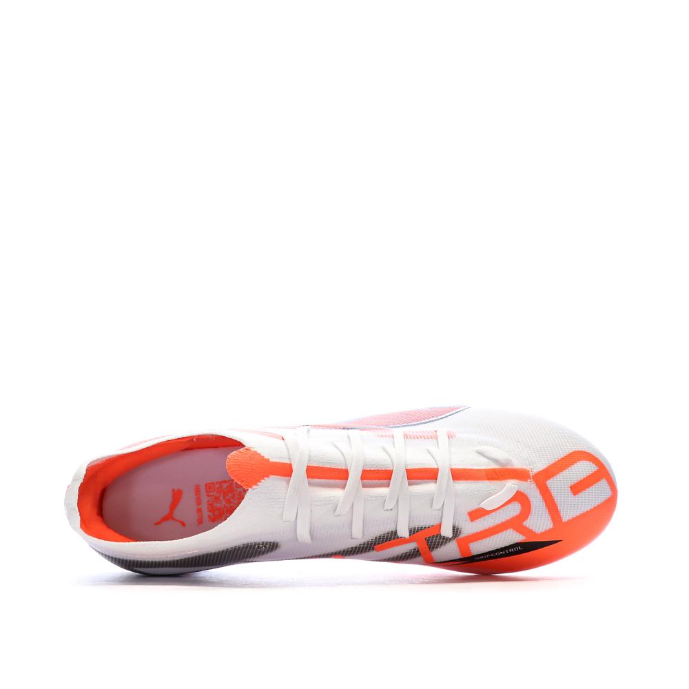 White/Orange Men’s Football Boots Puma Ultra 5 Match Photo of the Espace des Marques %store% store - view of %key%