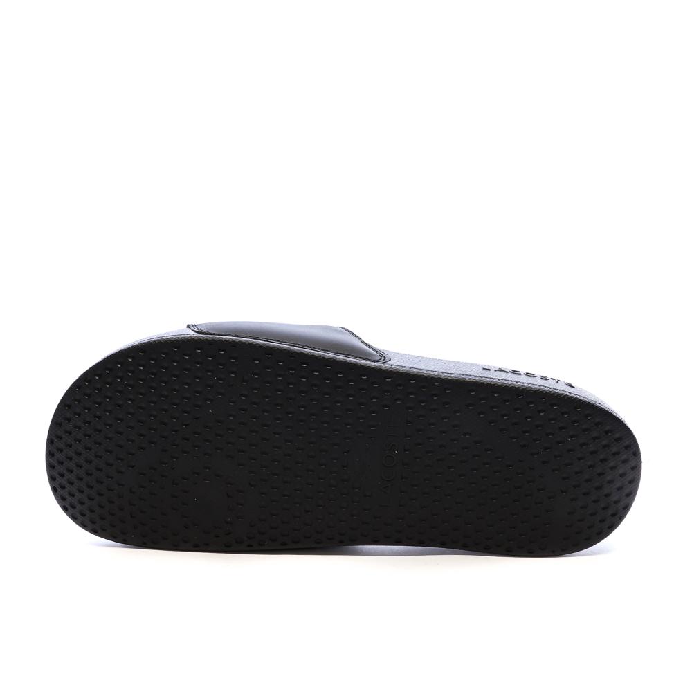 Claquettes Noires/Blanches Homme Lacoste Serve vue 2