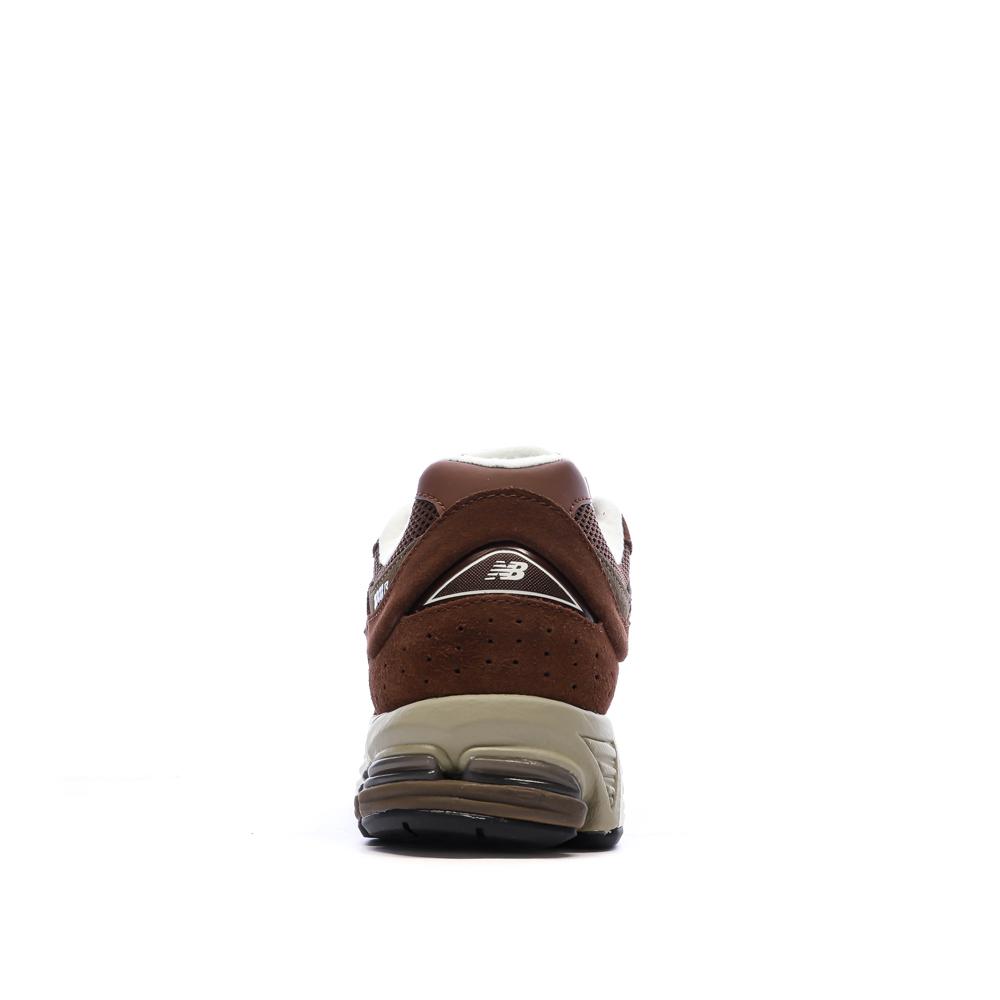 Baskets Marrons/Beige Homme New Balance 2002 vue 3