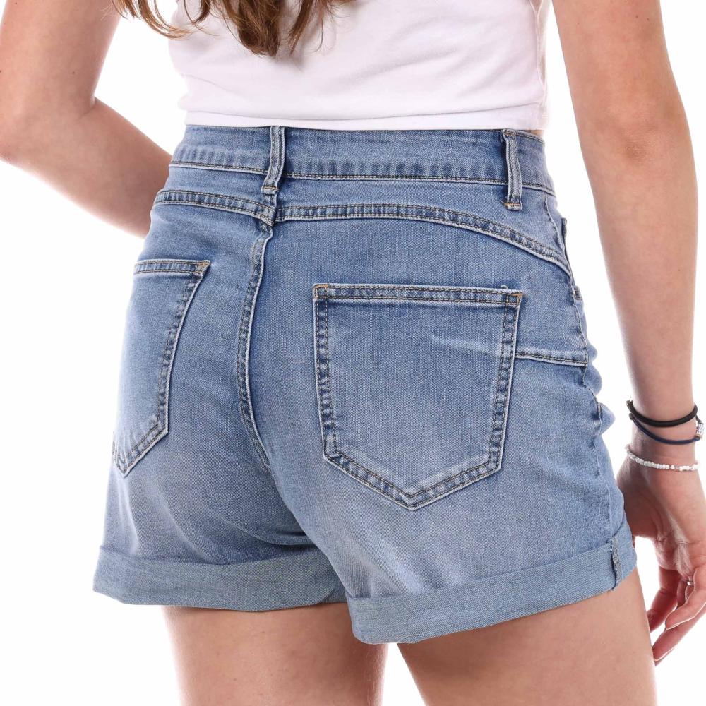 Pantalones cortos Monday Premium Azul Mujer LW526 ver 2