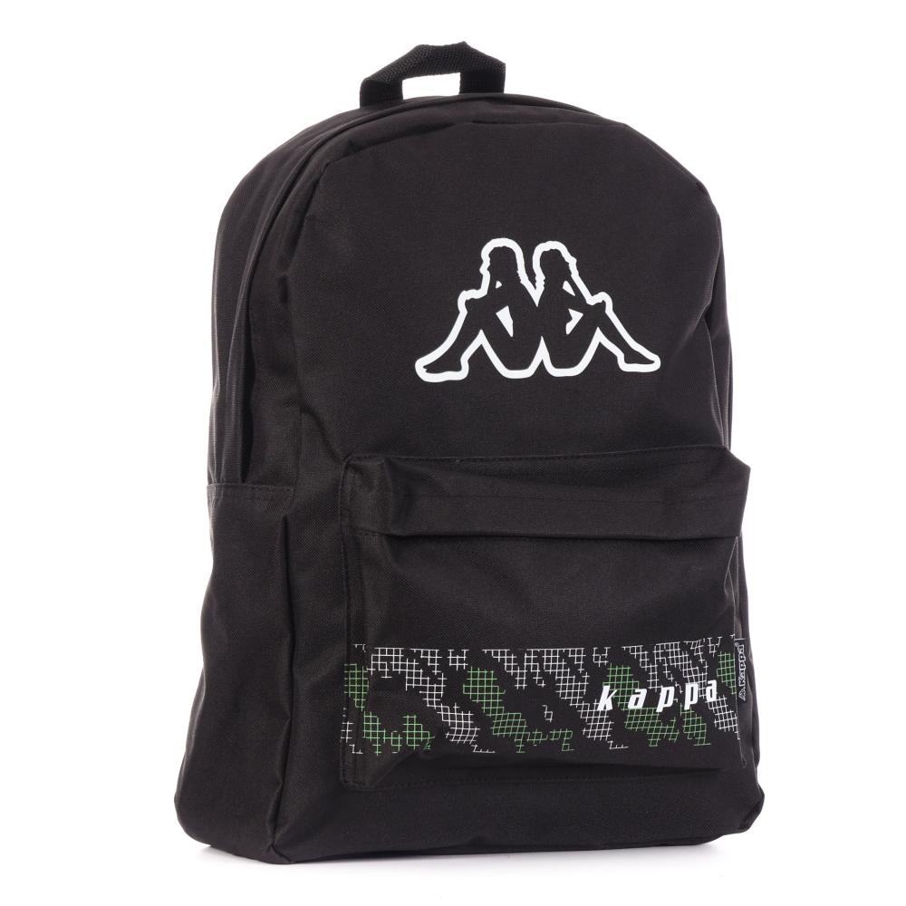Mochila de niño negra/verde Kappa Bacamo barato