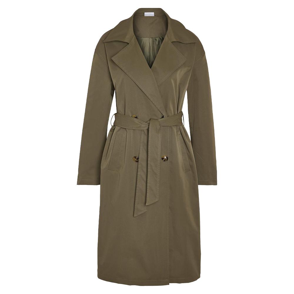 Women's Khaki Trench Coat Noisy May Manya Photo of the Espace des Marques %store% store - view of %key%