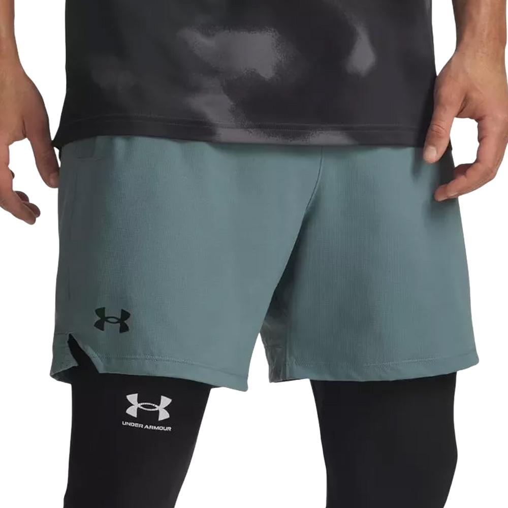 Under Armour Vanish Woven Men’s Green/Black Running Shorts 1373718 affordable