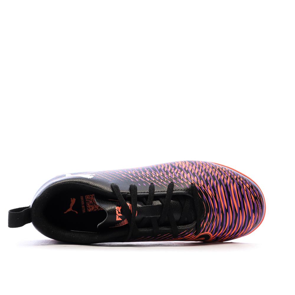 Chaussures de Foot Noir/Violet Junior Puma Future 8 Play IT Jr vue 4