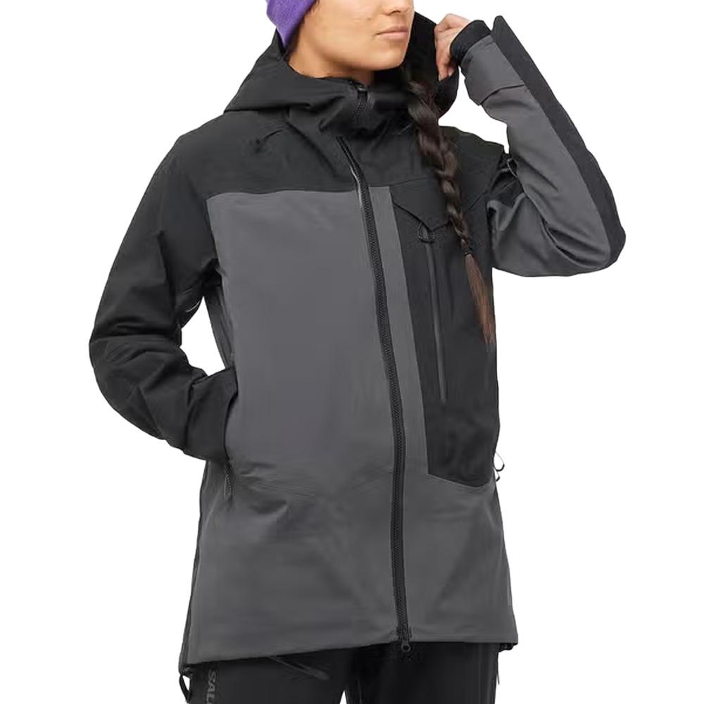 Chaqueta de esquí negra para mujer Salomon Patrol Gore-Tex barato