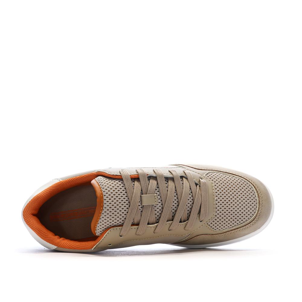 Baskets Beiges/oranges Homme US Polo ASSN Sneaker vue 4