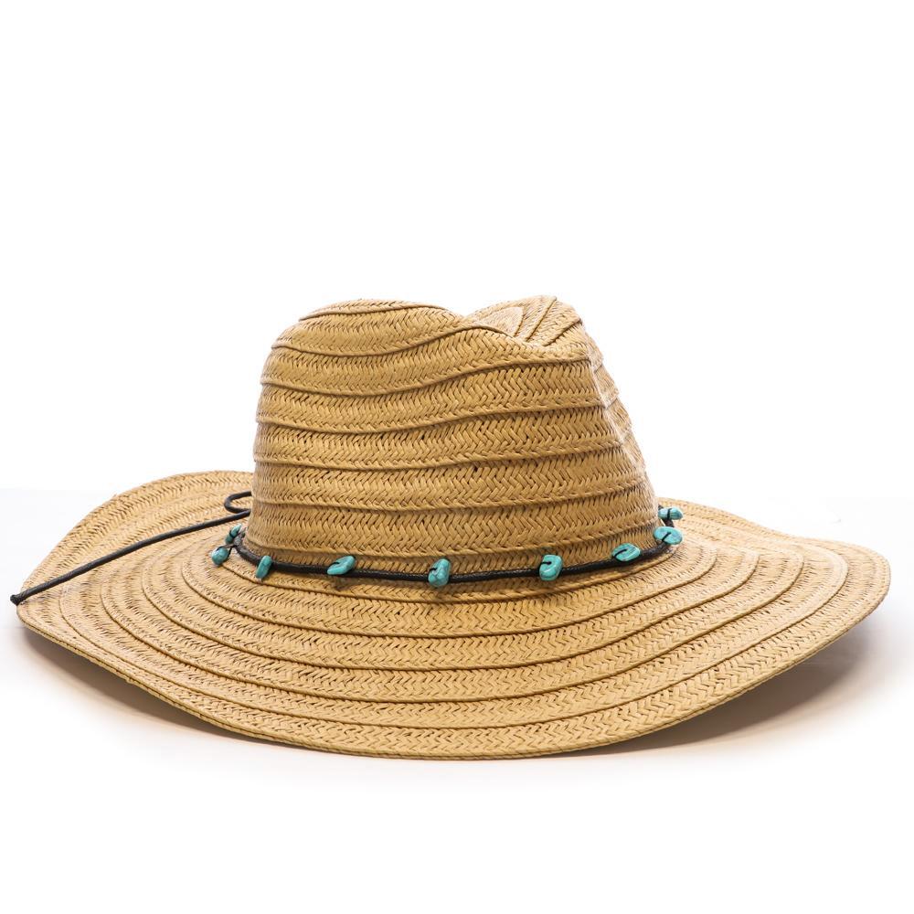 Via Lorenzo Fedora wide-brimmed straw sun hat Photo of the Espace des Marques %store% store - view of %key%