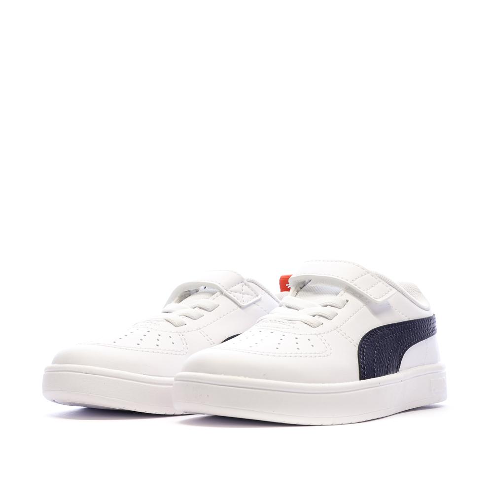 Puma Rickie White/Black Boys’ Trainers Photo of the Espace des Marques %store% store - view of %key%