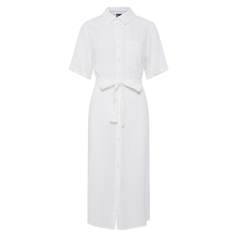 Women's white dress Pieces Pia affordable