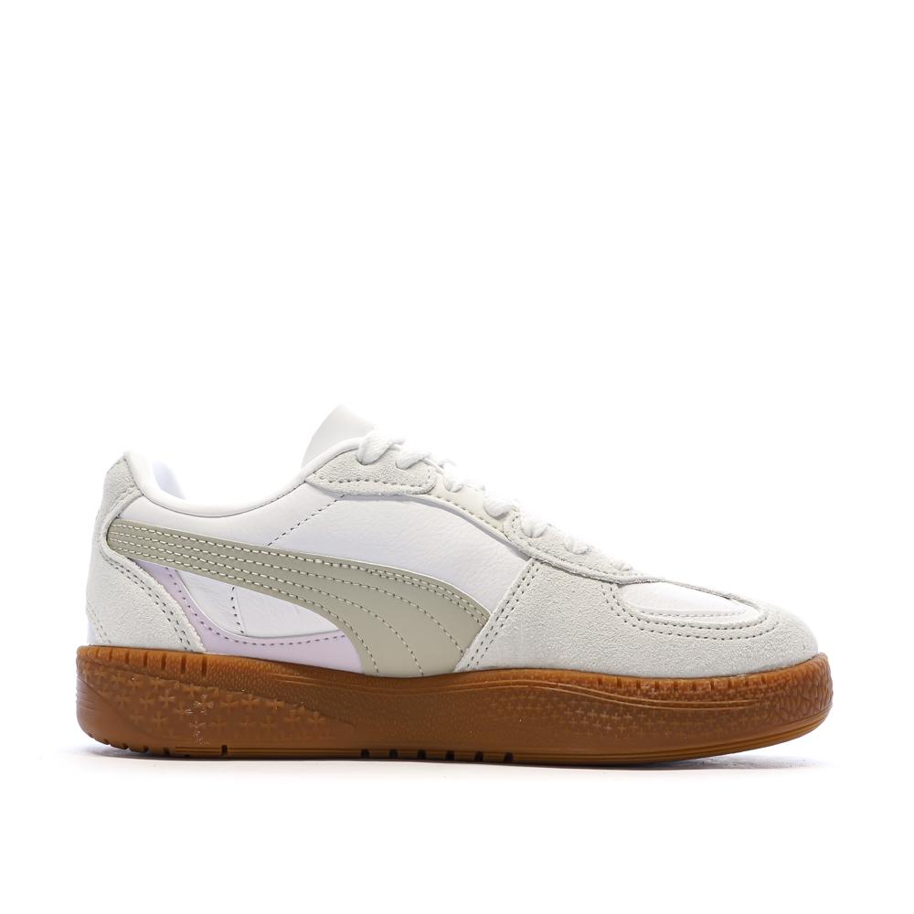 Puma Palermo Women's White/Beige Sneakers Photo of the Espace des Marques %store% store - view of %key%