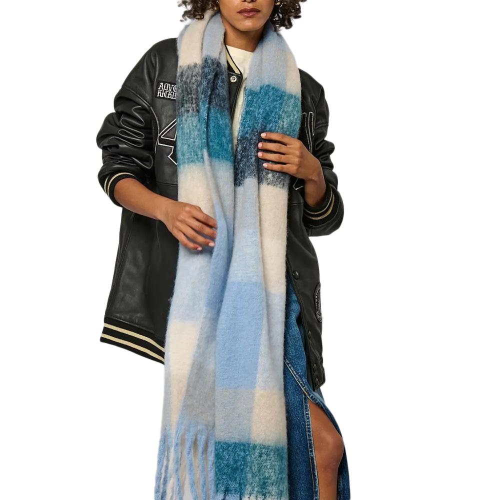 Echarpe Bleu/Blanche Femme Kaporal MENNY pas cher