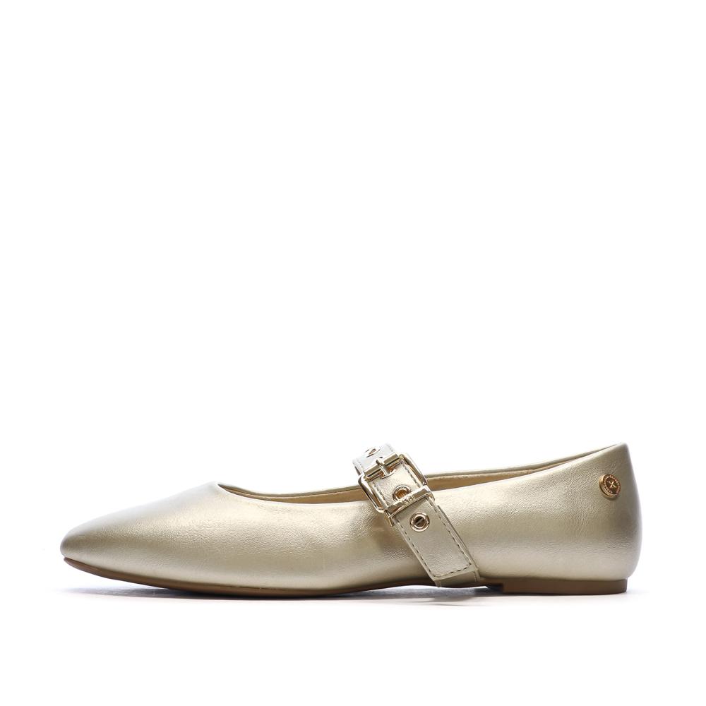 Xti 145118 Women’s Gold Ballet Flats affordable