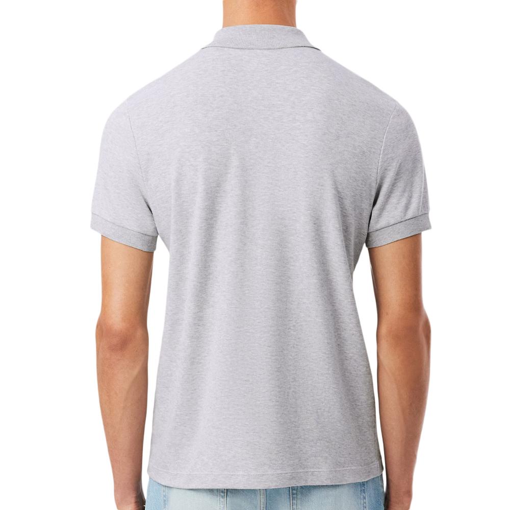 Polo Gris Homme Lacoste Regular Fit Pima vue 2