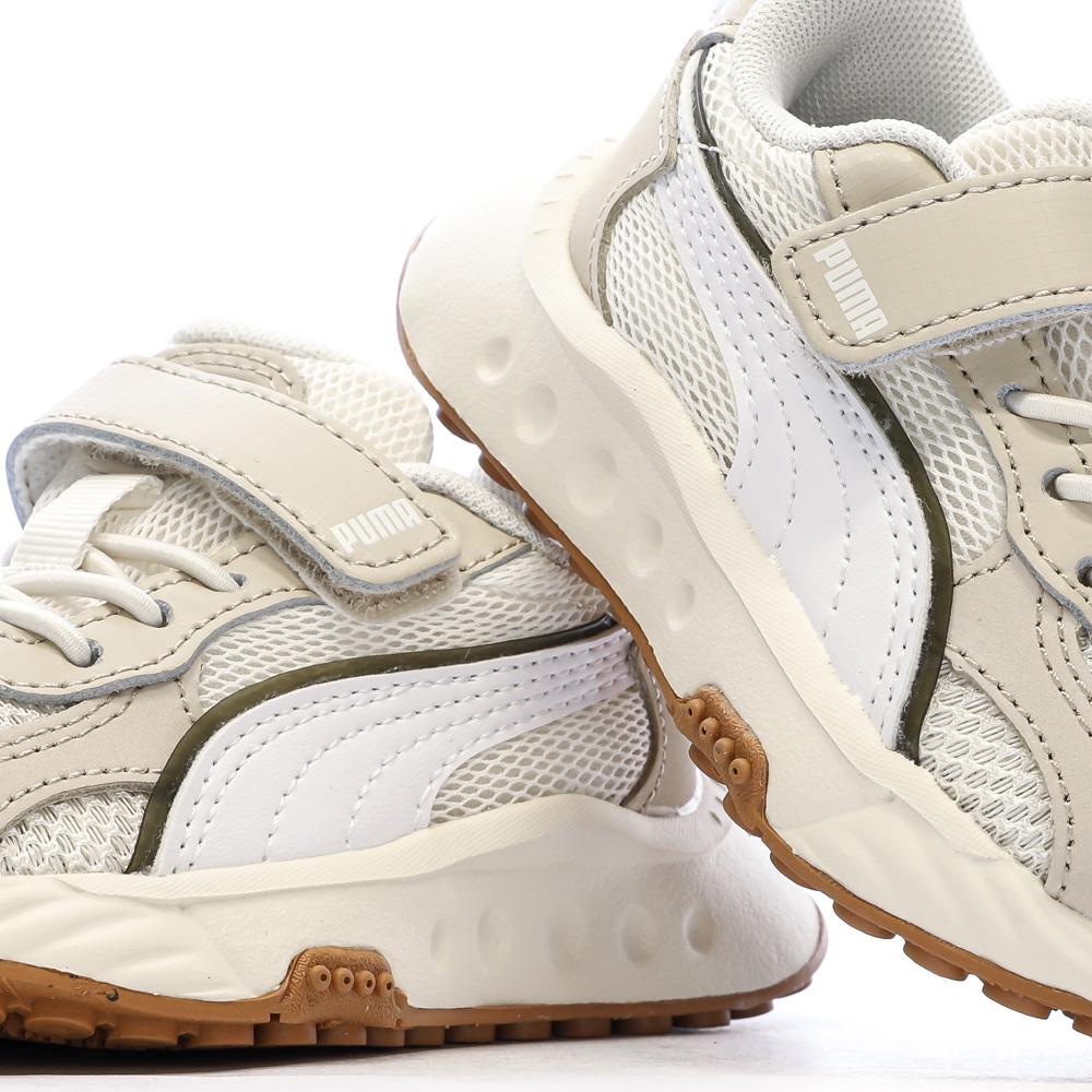 Beigefarbene Sneaker für Jungen von Pepe Jeans London Band Ansicht 7