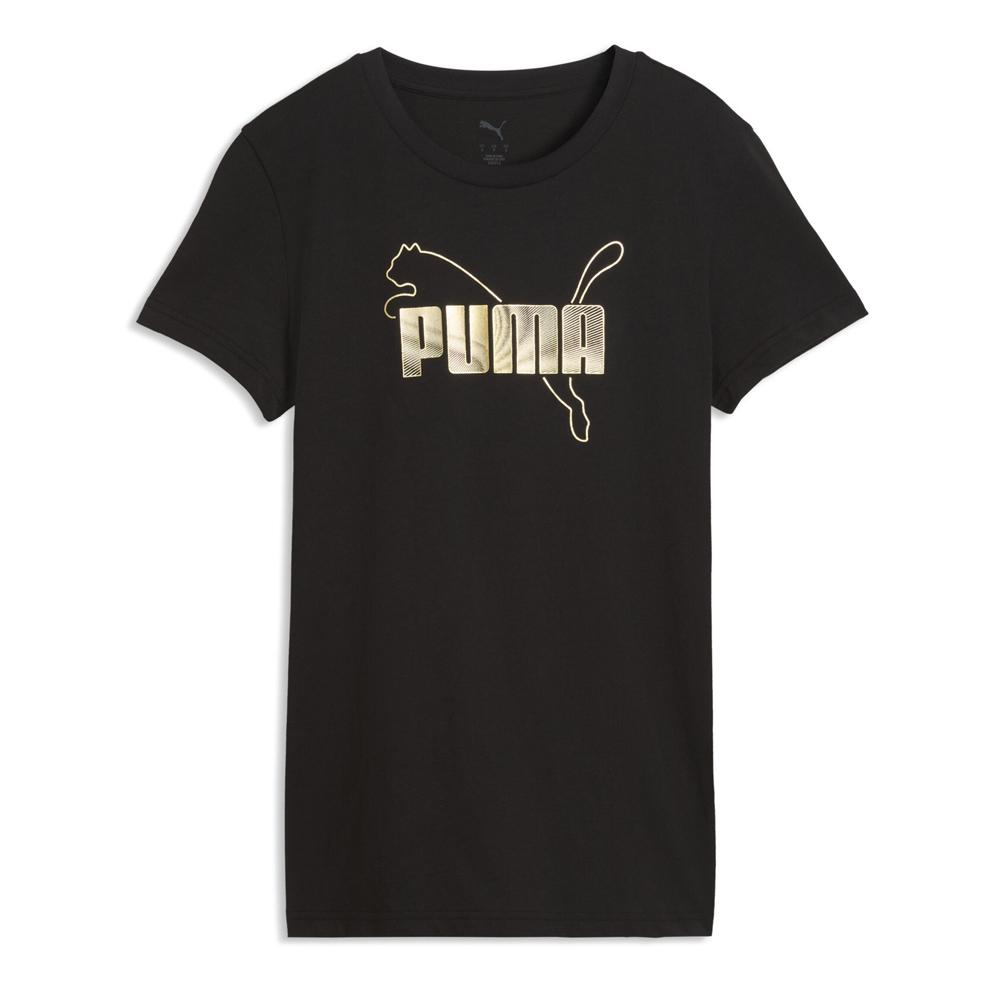 T-Shirt Noir Femme Puma Métallisé pas cher