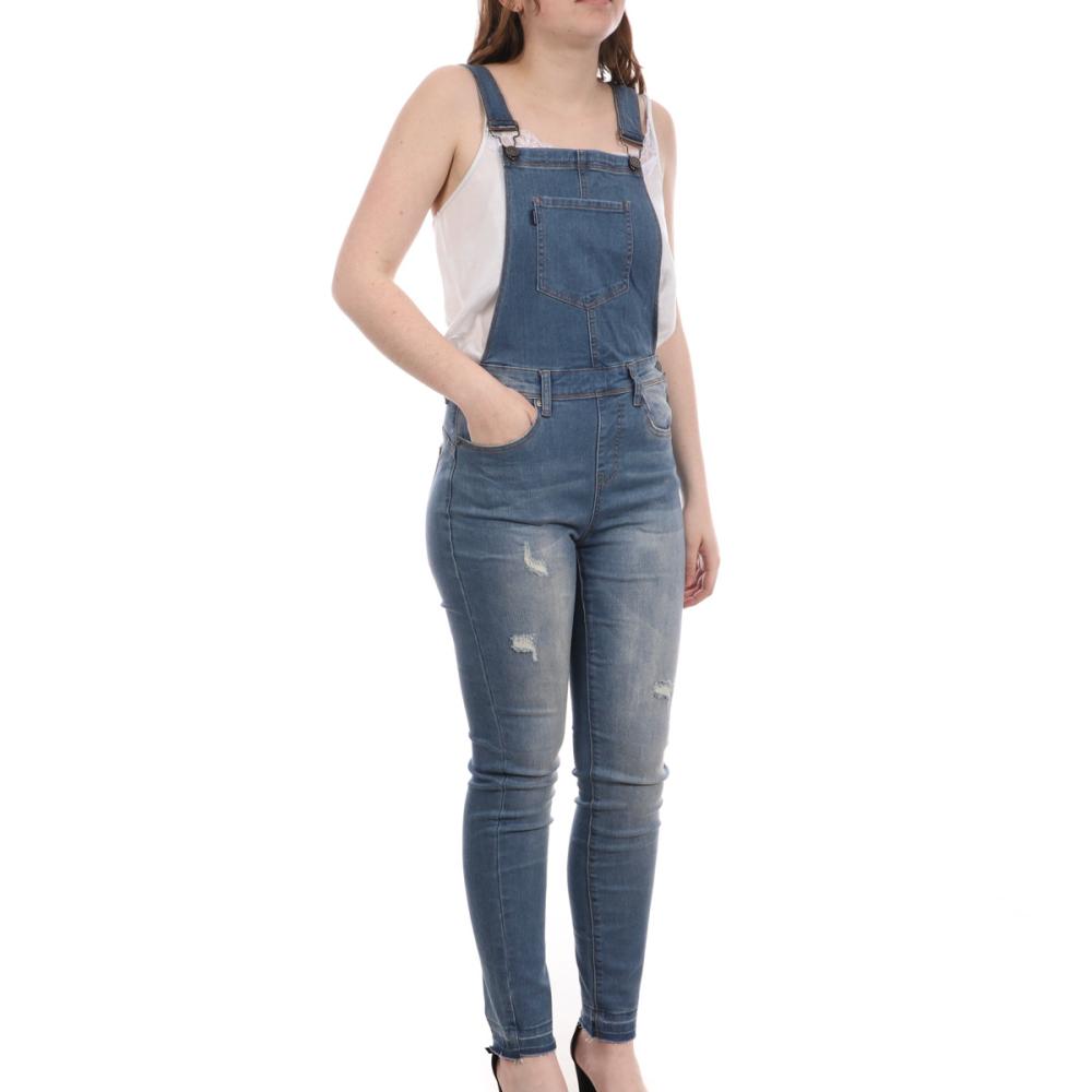 Jeans-Latzhose Blau Damen Deeluxe Sevaria günstig