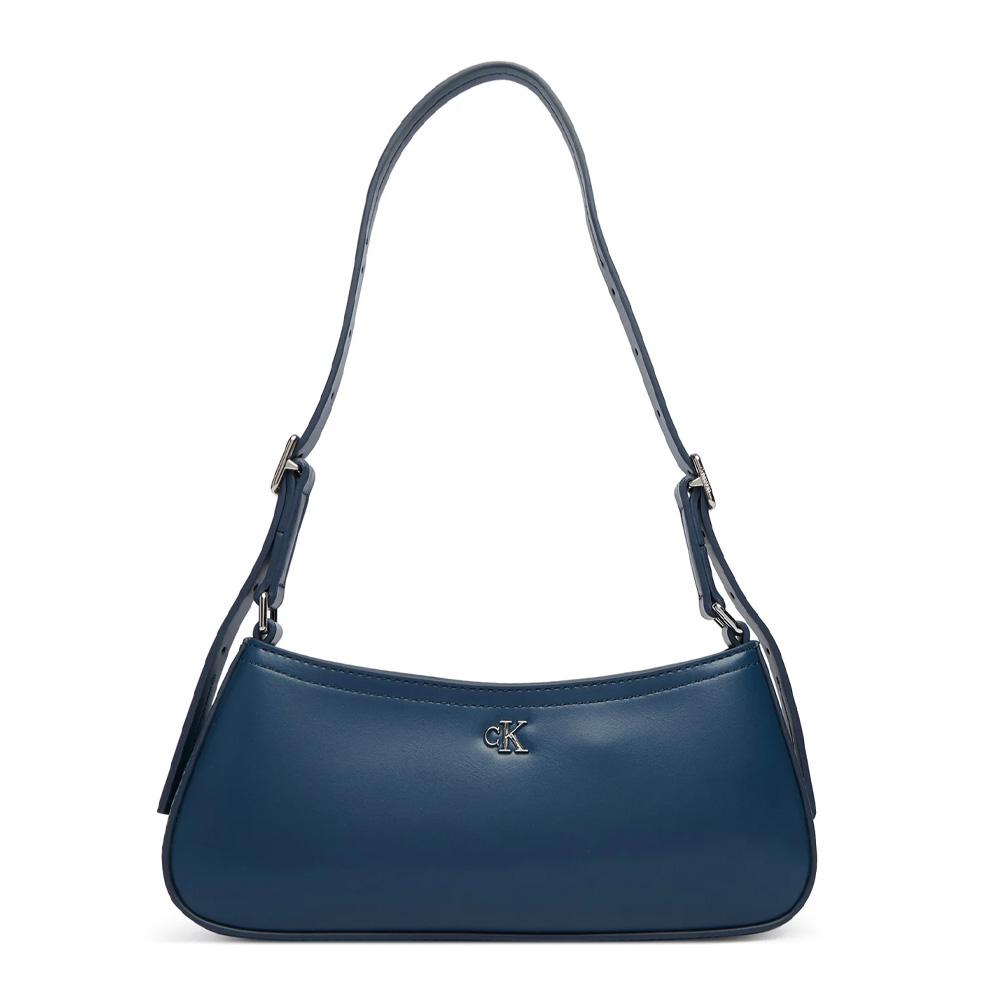 Sac à Bandoulière Bleu Femme Calvin Klein Jeans Small Shoulder pas cher