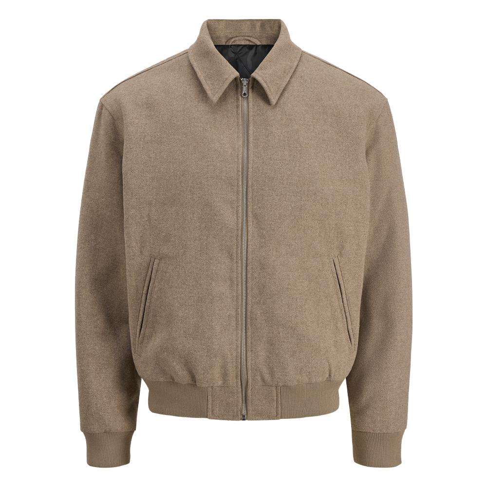 Jack & Jones Cover Bomber Beige Men’s Jacket affordable
