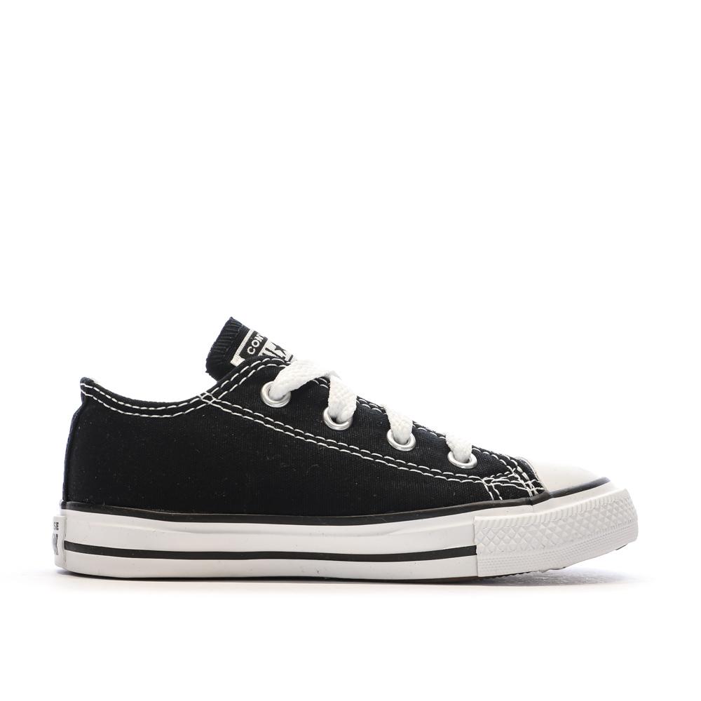 Schwarze Jungen/Mädchen Converse Chuck Taylor All Star Sneakers Ansicht 2