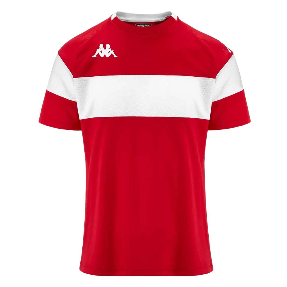Red Men's Kappa Dareto Sports T-Shirt affordable