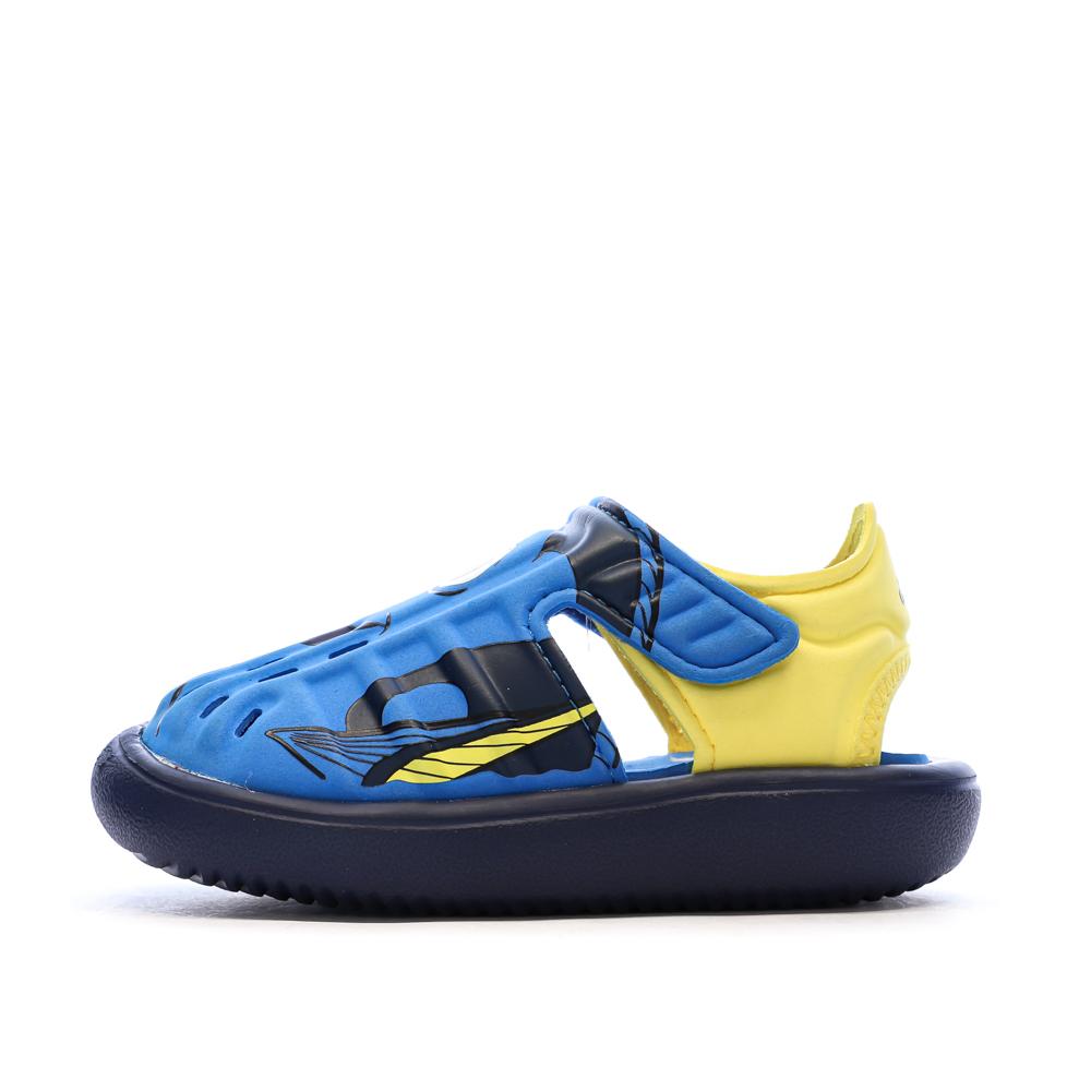 Sandalias Adidas Dori Boys Azul/Amarillo barato