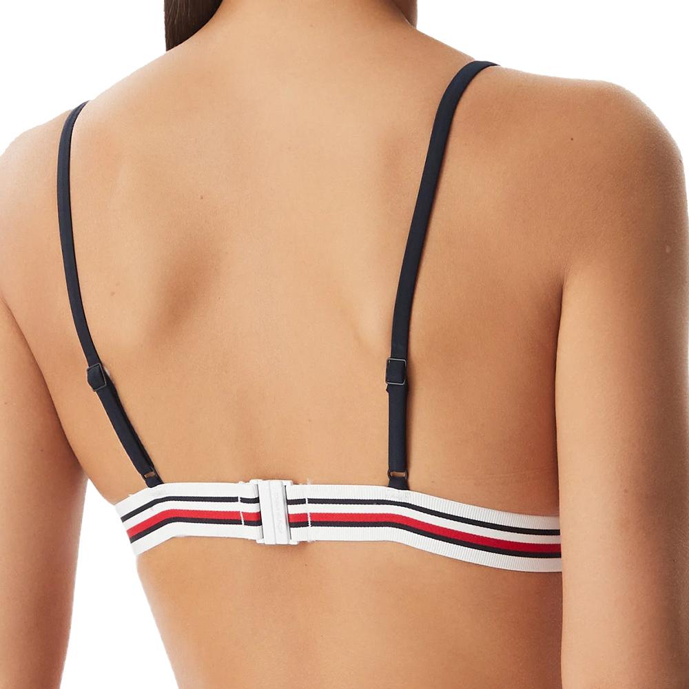 Tommy Hilfiger Damen-Bikini-Oberteil „Marine“, Triangel-Schnitt Ansicht 2
