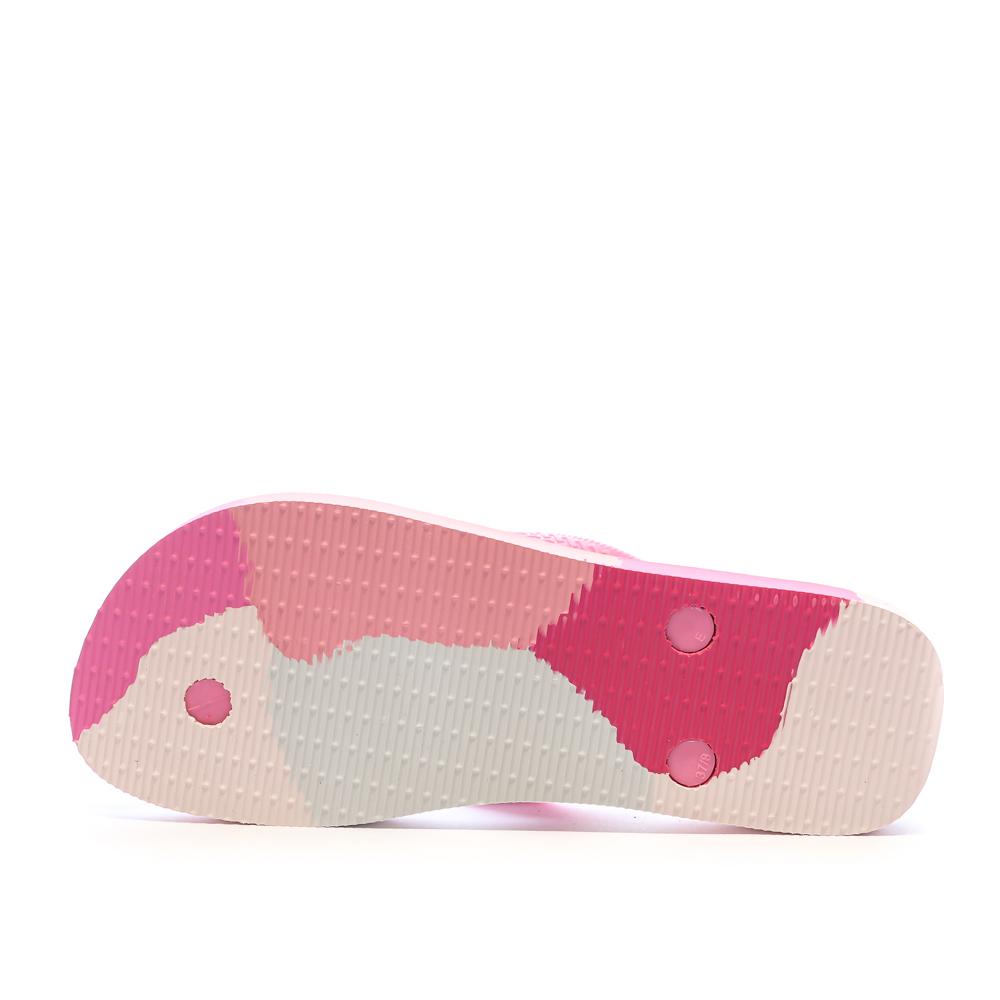 Tongs Rose/Fushia Femme Havaianas Logomania vue 2