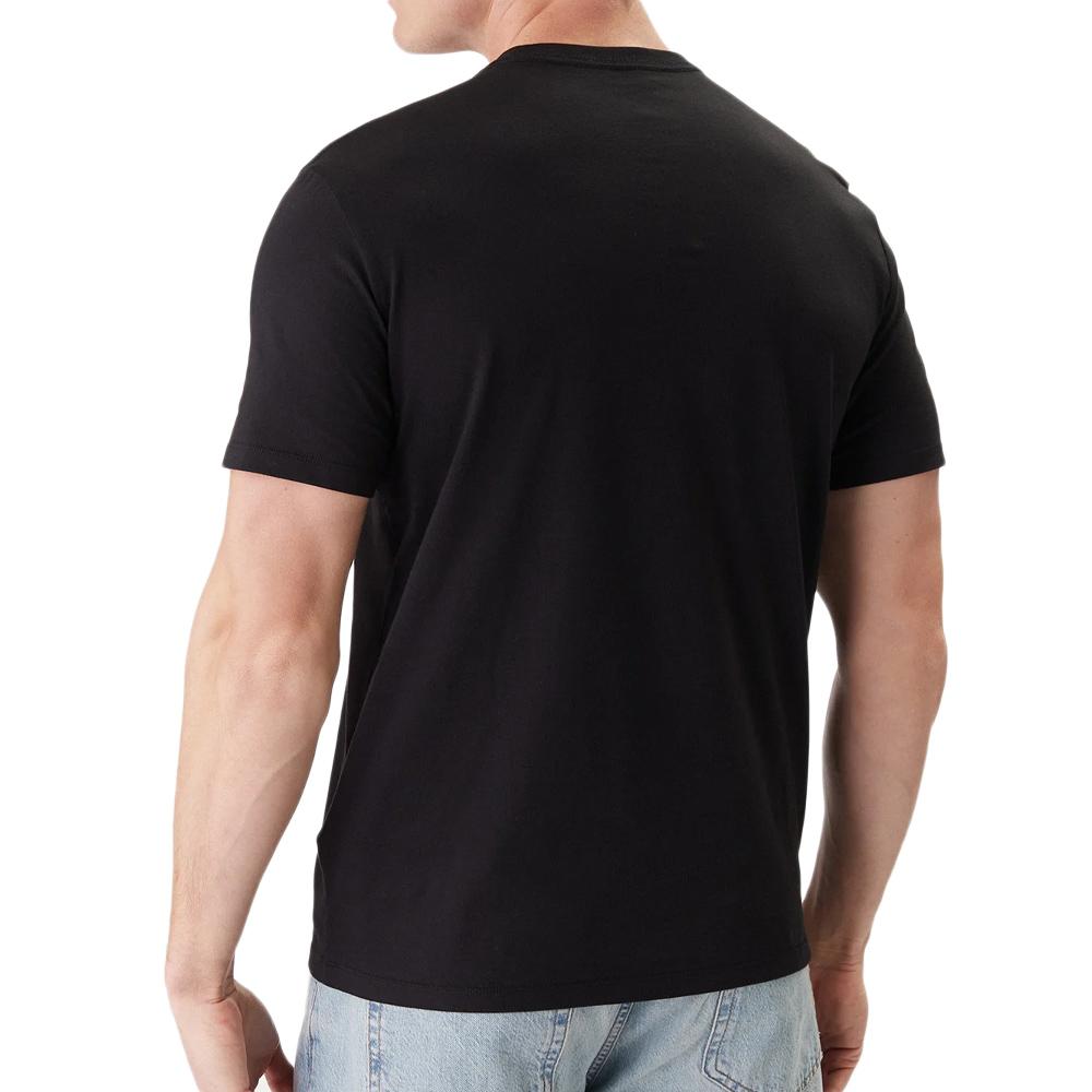 T-Shirt Schwarz Herren Calvin Klein Jeans Micros Ansicht 2