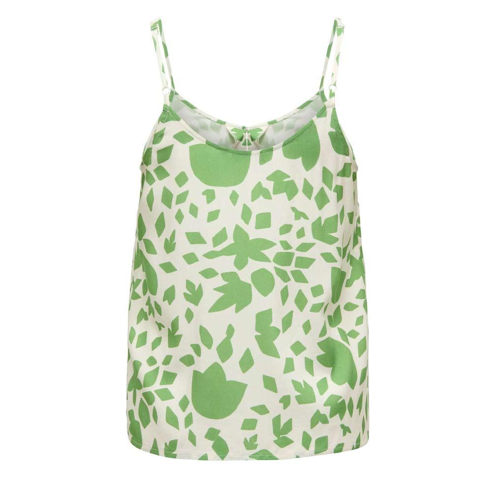 Only Selina Damen Tanktop Beige/Grün Ansicht 2