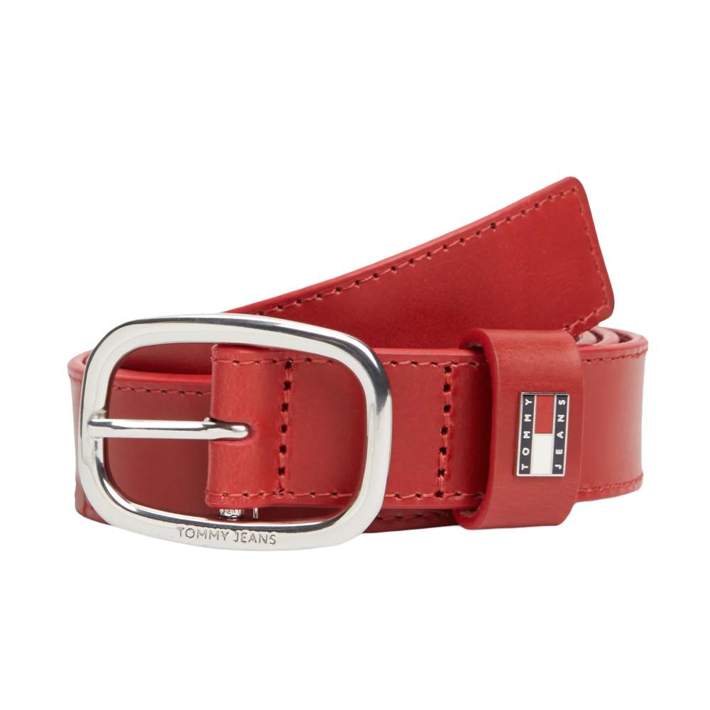 Roter Damengürtel von Tommy Hilfiger, oval günstig