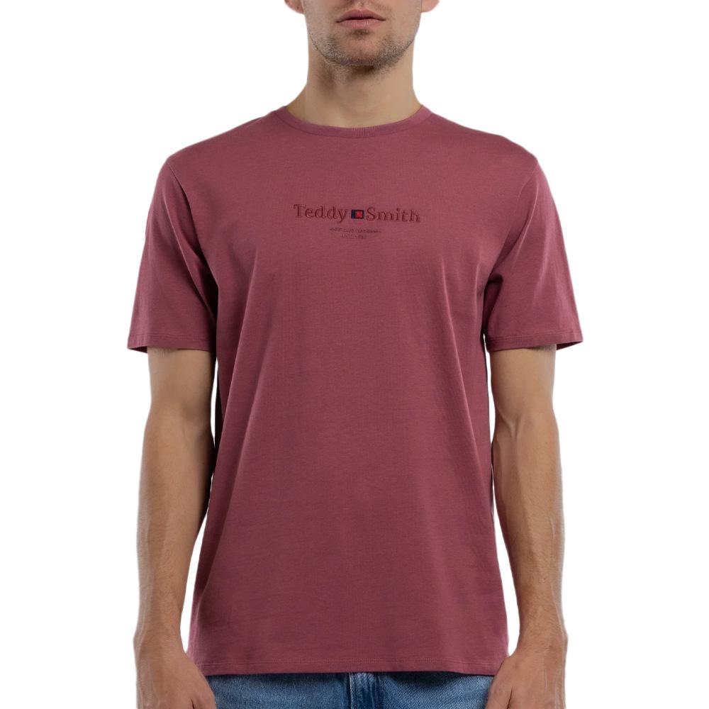 Teddy Smith Camiseta Burdeos Hombre 11017024D0 barato