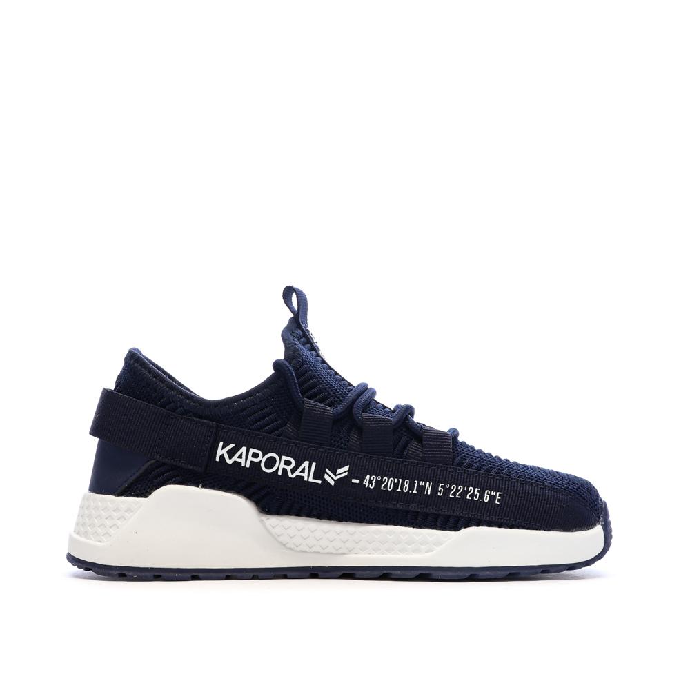 Zapatillas deportivas azul marino para niño Kaporal Dofini ver 2
