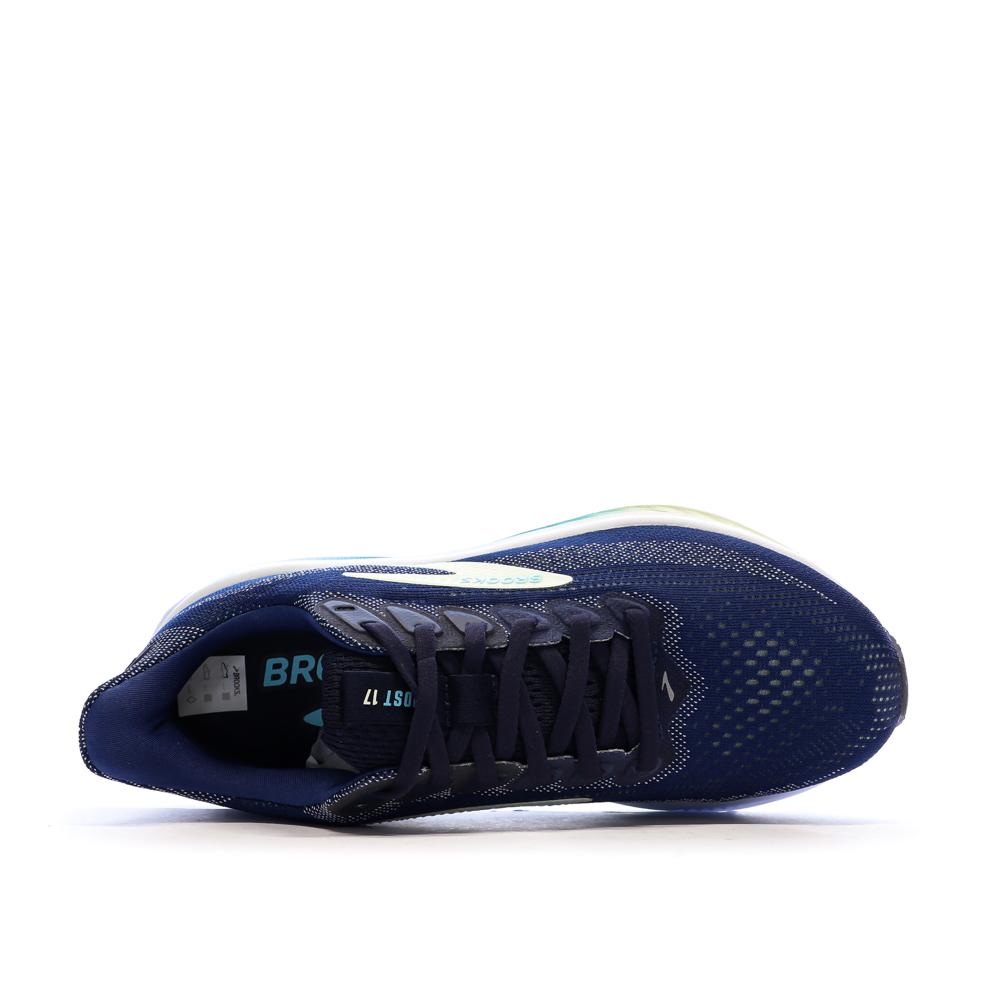 Chaussures de Running Bleu Femme Brooks Ghost 17 vue 4