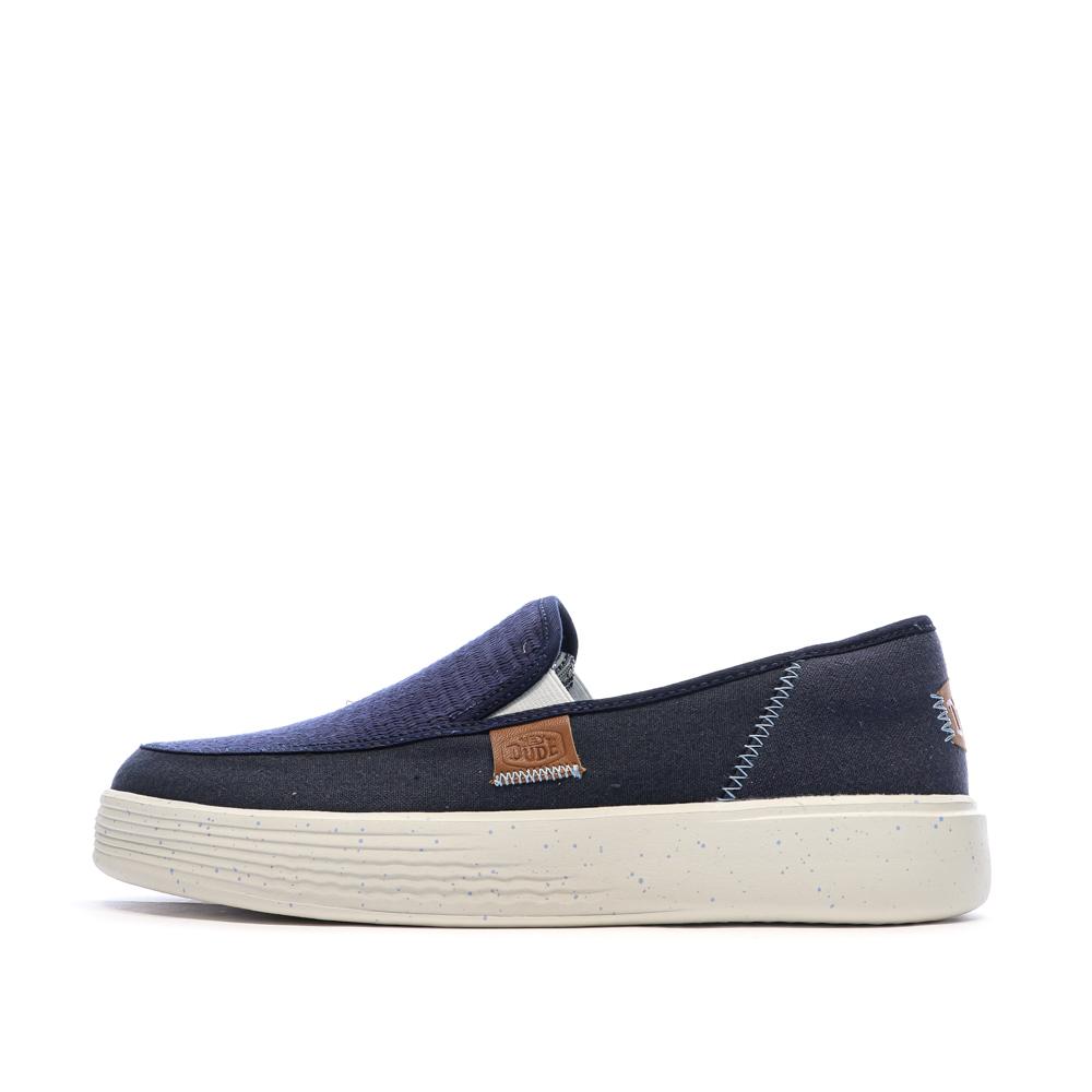 Hey Dude Herren-Schuhe in Marineblau 40726 Bone günstig