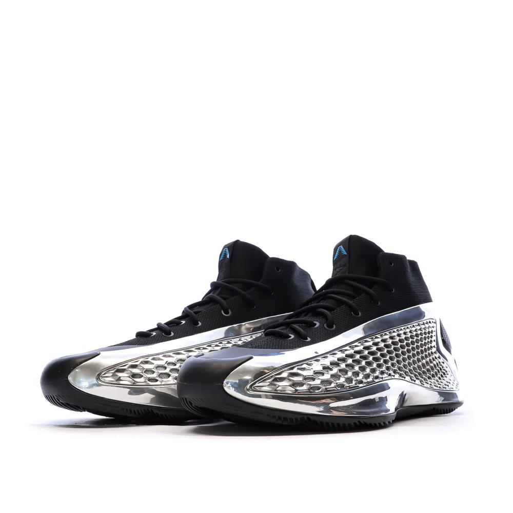 Schwarze Adidas Anthony Basketballschuhe für Herren Ansicht 6