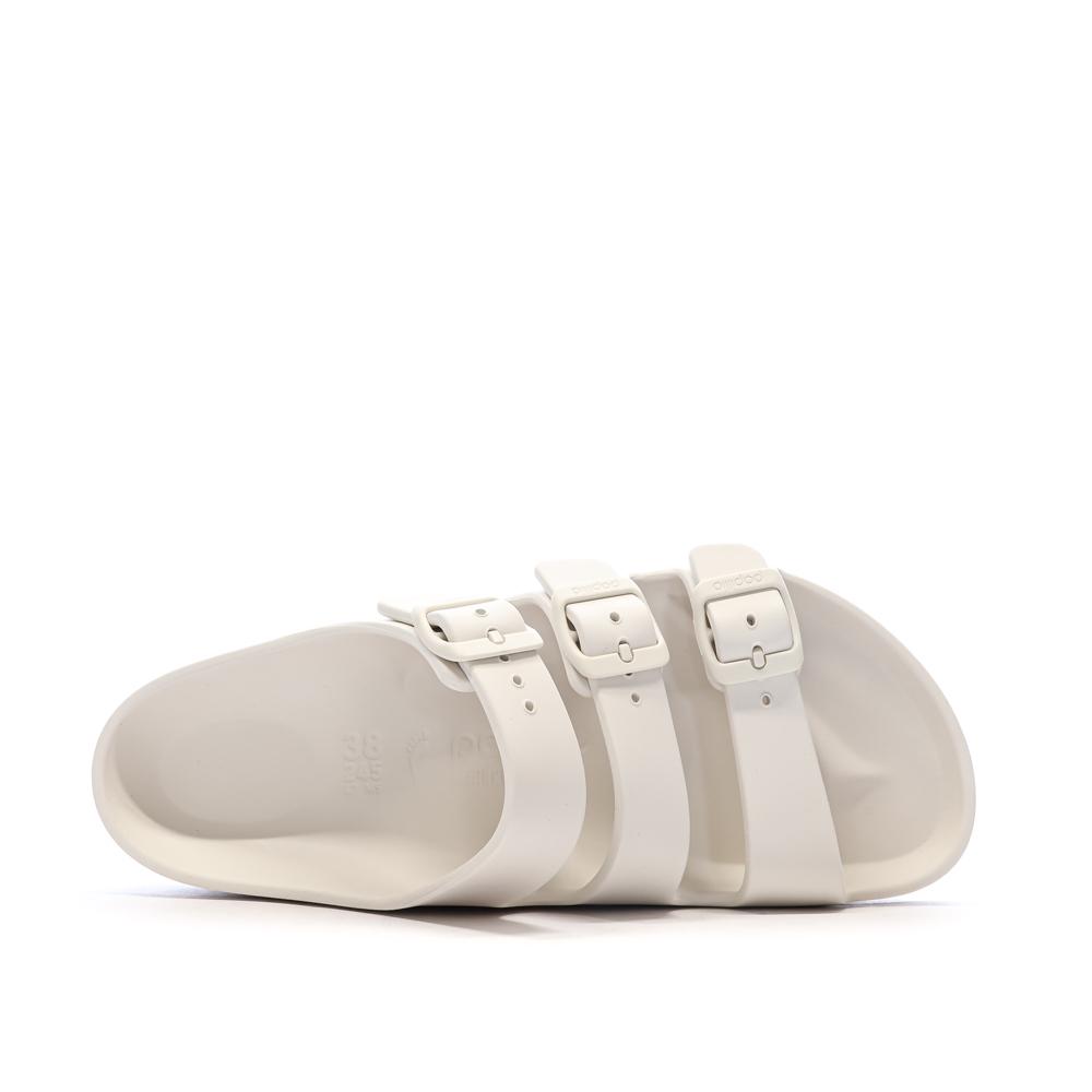 Weiße Sandalen Frau Birkenstock Florida Ansicht 4
