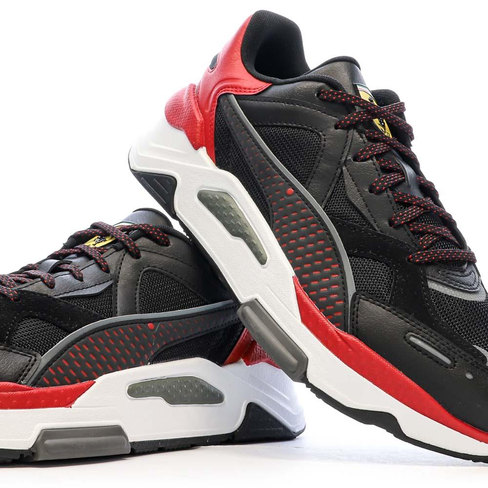 Negro/Rojo Zapatillas Hombre Puma Ferrari Rs ver 7
