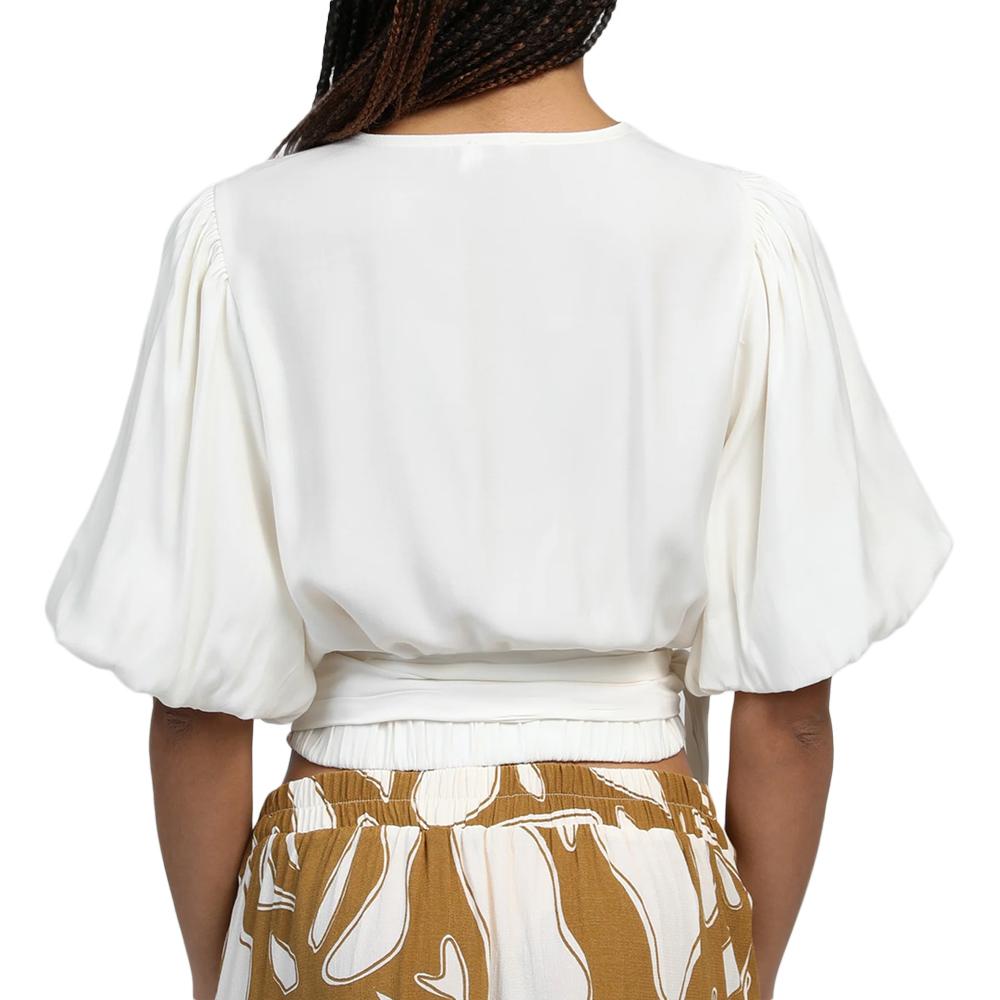 Blusa blanca para mujer An'ge Adele ver 2