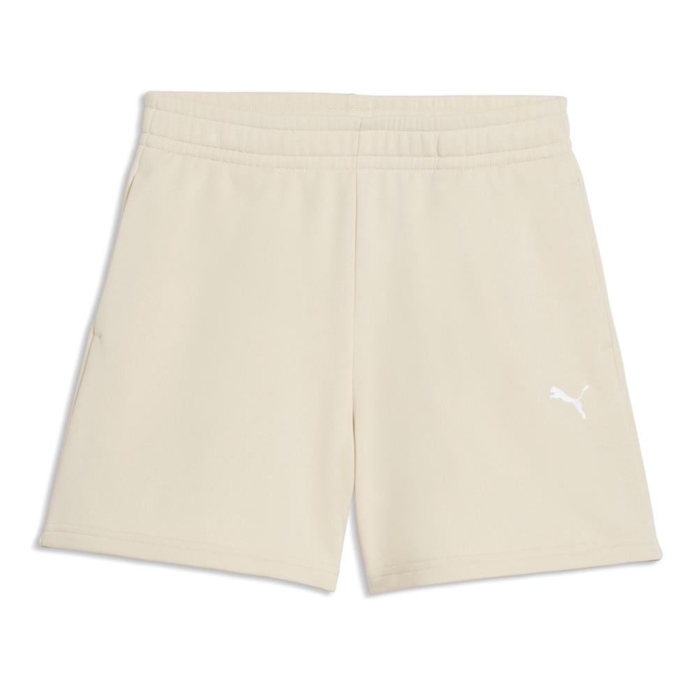 Short Beige Fille Puma Ess High Waist pas cher