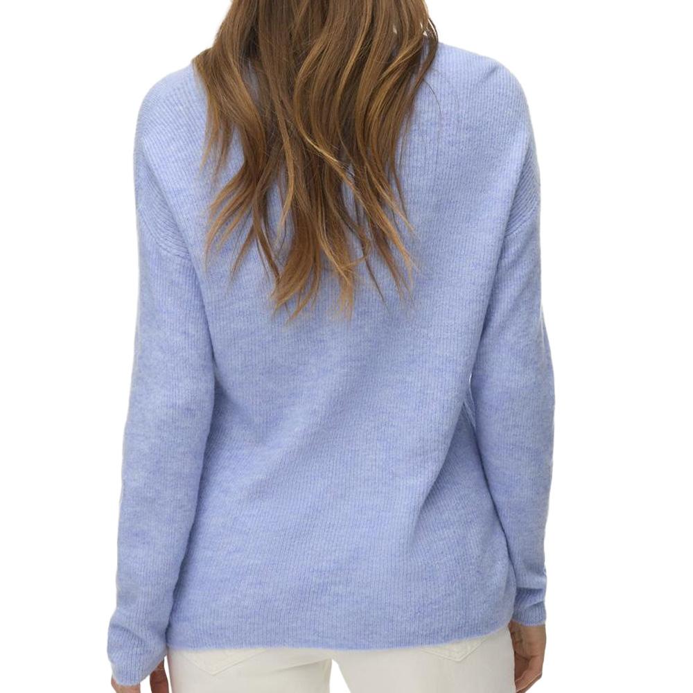 Jersey azul de mujer Vero Moda Crew ver 2
