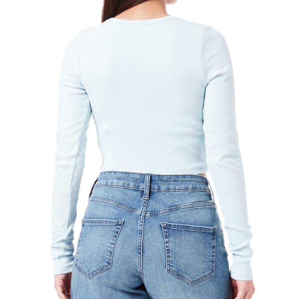 T-shirt Bleu Femme JJXX Feline vue 2