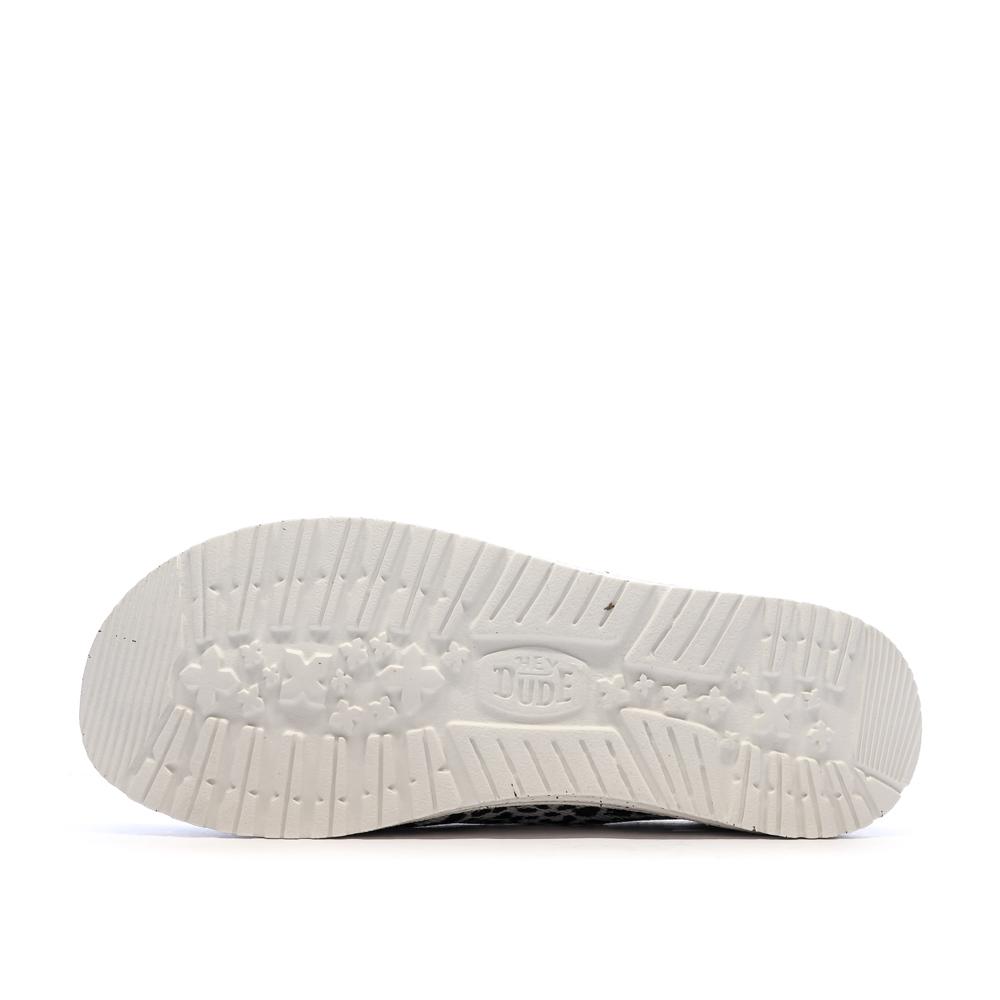 Hey Dude Blackgrey Women’s Black/White Shoes Photo of the Espace des Marques %store% store - view of %key%