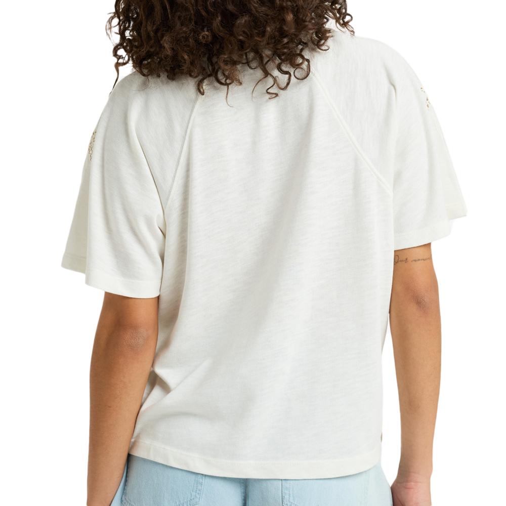 Ecru Women's Roxy Time For Palm T-Shirt Photo of the Espace des Marques %store% store - view of %key%