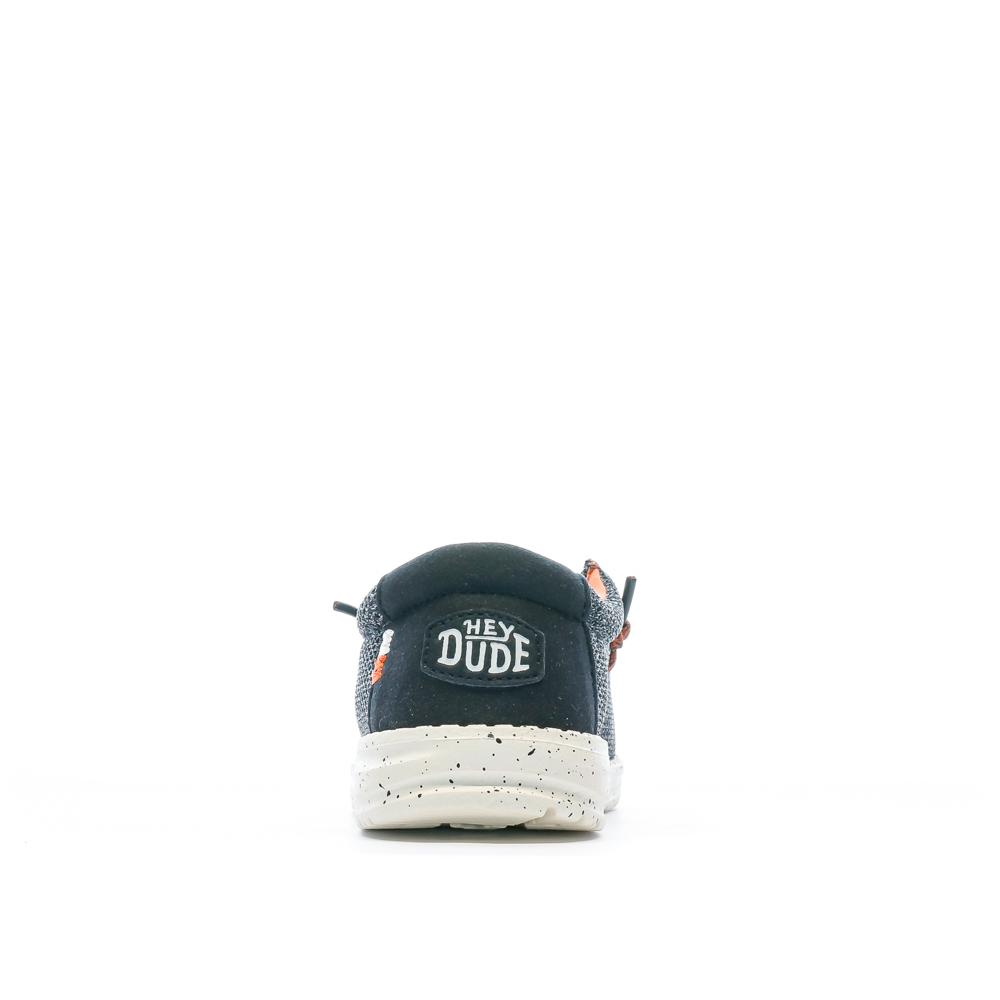Hey Dude Wally Youth Sox Shoes Blue Boy Photo of the Espace des Marques %store% store - view of %key%