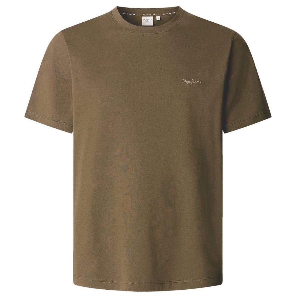 Camiseta marrón oscuro para hombre Pepe Jeans Contrast Connor barato