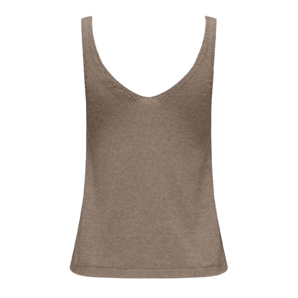 Camiseta de tirantes marrón para mujer JDY 15315036 ver 2