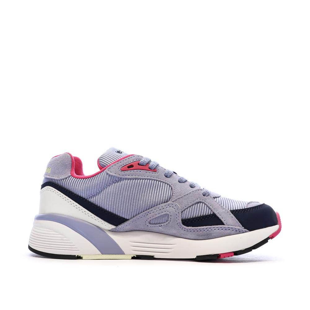 Baskets Gris Femme Le Coq Sportif R850 vue 2