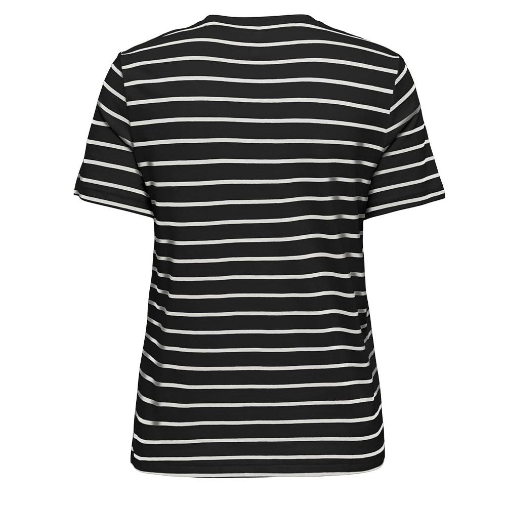 Black/White Striped T-shirt for Women by Only Liva Photo of the Espace des Marques %store% store - view of %key%