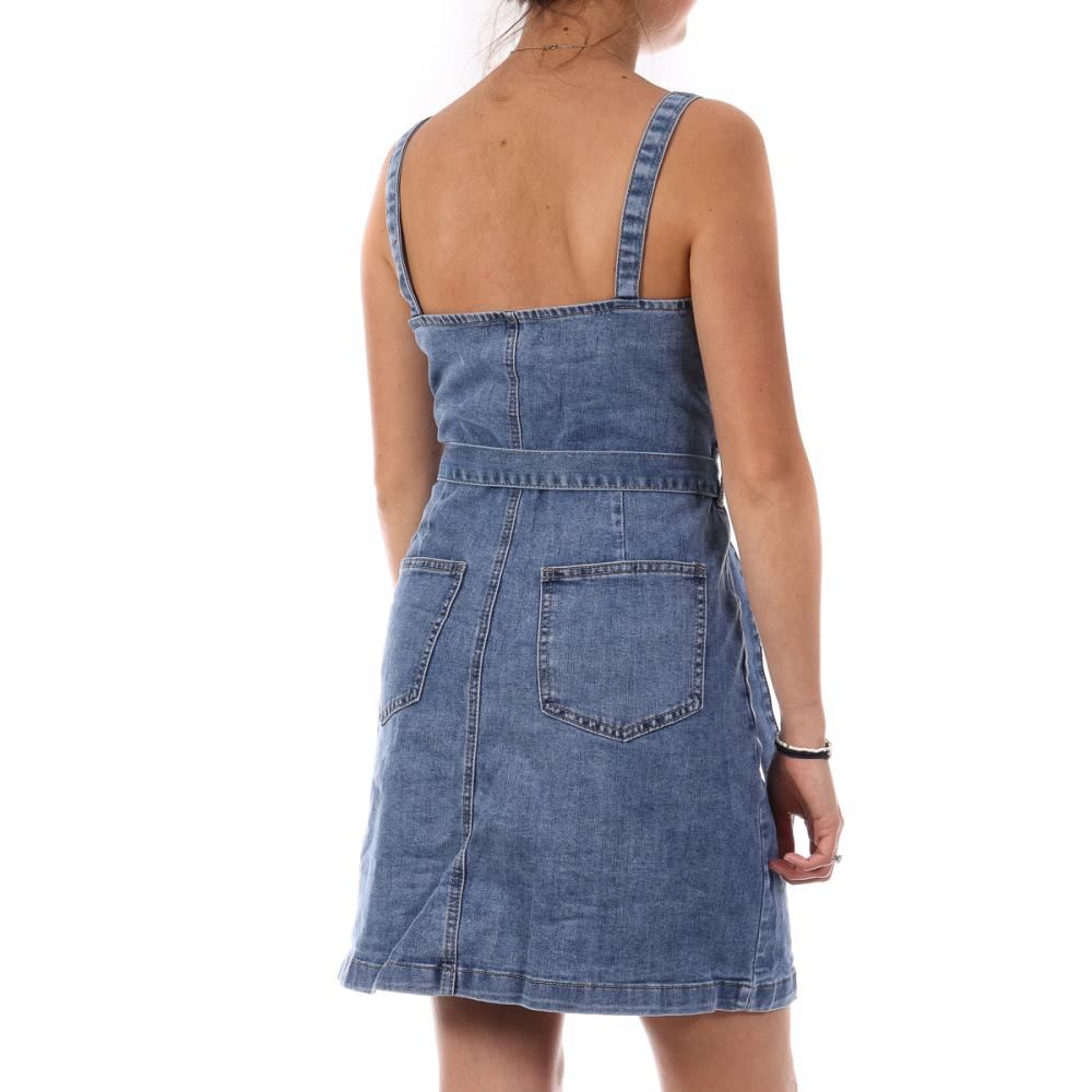 Blaues Kleid Frau Monday Premium L3203 Ansicht 2